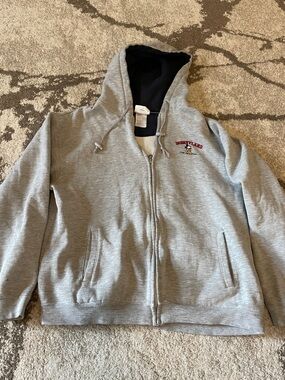 Disneyland Resort Navy and Light Gray Logo Hoodie Label